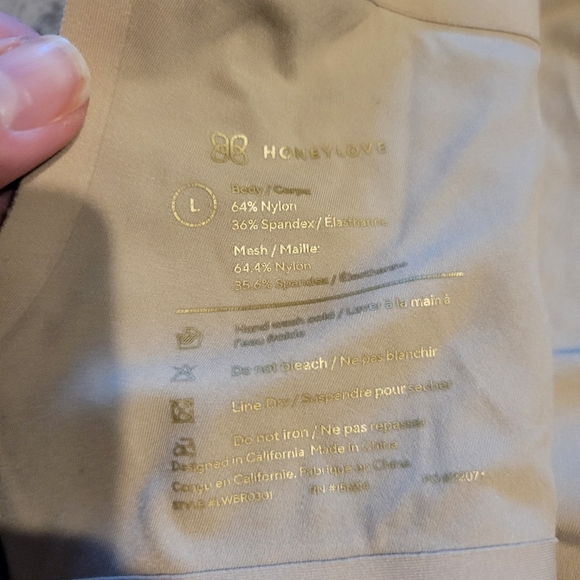 Honeylove Crossover Wireless Bra Black Size L - Picture 8 of 11